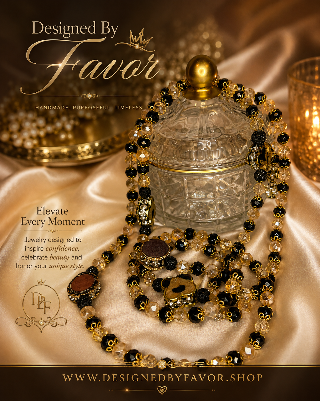 Sauvage Luxe Beaded Necklace