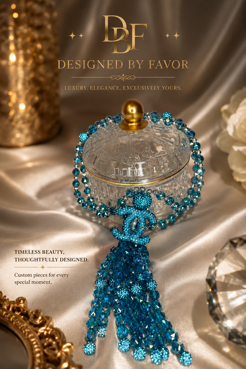 Azure Opulence Tassel Necklace