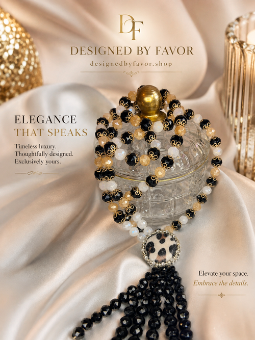 Minuit Noir — The Wild Tassel Statement Necklace