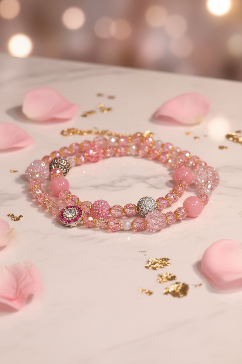Petal & Gold — The Rose Reverie Necklace