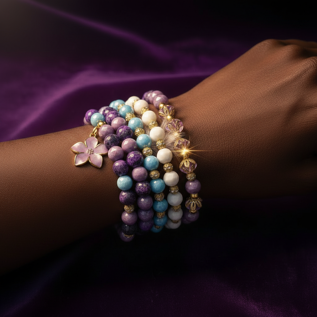 Purple Royale on Wrist