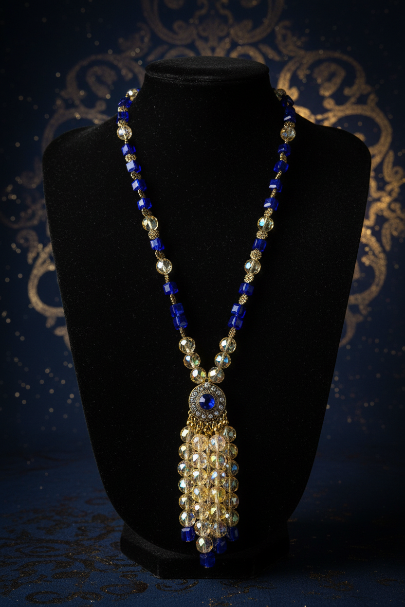 Royal Blue Tassel Enhanced